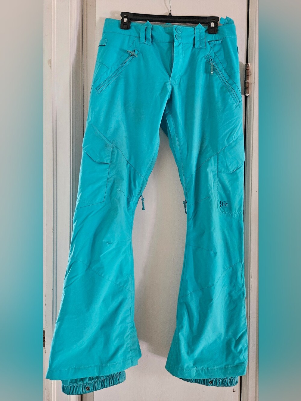 DC Nonchalant Women's Snowboard Pants Teal 10K Waterproof Size Medium